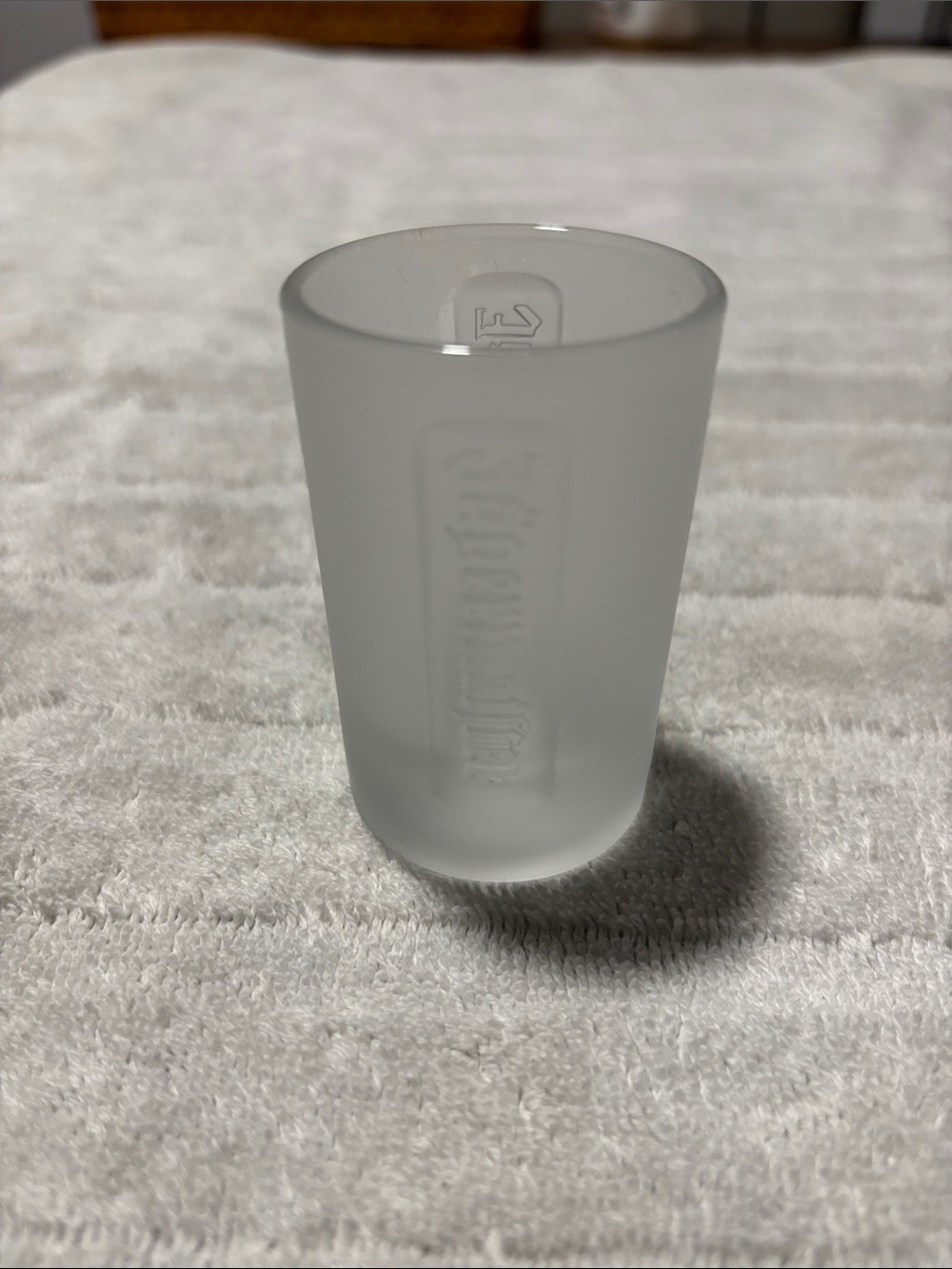 Frosted Jagermeister Shot Glass